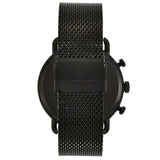 Buy Shop Emporio Armani Aviator Black Dial Black Mesh Bracelet Watch For Men - AR11142 USA Online