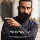 Buy Shop Emporio Armani Aviator Blue Dial Blue Leather Strap Watch For Men - AR11105 USA Online