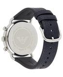 Buy Shop Emporio Armani Aviator Blue Dial Blue Leather Strap Watch For Men - AR11105 USA Online