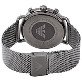 Buy Shop Emporio Armani Aviator Brown Dial Grey Mesh Bracelet Watch For Men - AR11141 USA Online
