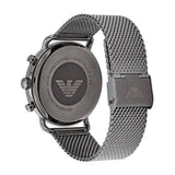 Buy Shop Emporio Armani Aviator Brown Dial Grey Mesh Bracelet Watch For Men - AR11141 USA Online