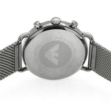 Buy Shop Emporio Armani Aviator Brown Dial Grey Mesh Bracelet Watch For Men - AR11141 USA Online