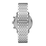 Buy Shop Emporio Armani Aviator Chronograph Beige Dial Silver Steel Strap Watch For Men - AR11239 USA Online