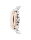 Buy Shop Emporio Armani Aviator Chronograph Beige Dial Silver Steel Strap Watch For Men - AR11239 USA Online