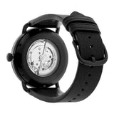 Buy Shop Emporio Armani Aviator Chronograph Black Dial Black Leather Strap Watch For Men - AR60028 USA Online