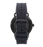 Buy Shop Emporio Armani Aviator Chronograph Black Dial Black Leather Strap Watch For Men - AR60028 USA Online