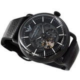 Buy Shop Emporio Armani Aviator Chronograph Black Dial Black Leather Strap Watch For Men - AR60028 USA Online