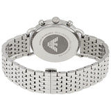 Buy Shop Emporio Armani Aviator Chronograph Blue Dial Silver Steel Strap Watch For Men - AR11238 USA Online