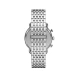 Buy Shop Emporio Armani Aviator Chronograph Blue Dial Silver Steel Strap Watch For Men - AR11238 USA Online