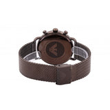 Buy Shop Emporio Armani Aviator Chronograph Grey Dial Brown Mesh Bracelet Watch For Men - AR11169 USA Online