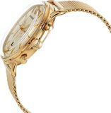 Buy Shop Emporio Armani Aviator Chronograph Quartz Beige Dial Gold Mesh Bracelet Watch For Men - AR11315 USA Online