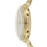 Buy Shop Emporio Armani Aviator Chronograph Quartz Beige Dial Gold Mesh Bracelet Watch For Men - AR11315 USA Online