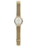 Buy Shop Emporio Armani Aviator Chronograph Quartz Beige Dial Gold Mesh Bracelet Watch For Men - AR11315 USA Online