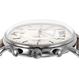Buy Shop Emporio Armani Aviator Chronograph Quartz Grey Dial Beige Leather Strap Watch For Men - AR11107 USA Online