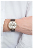Buy Shop Emporio Armani Aviator Grey Dial Brown Leather Strap Watch For Men - AR11106 USA Online