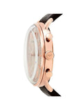 Buy Shop Emporio Armani Aviator Grey Dial Brown Leather Strap Watch For Men - AR11106 USA Online