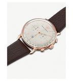 Buy Shop Emporio Armani Aviator Grey Dial Brown Leather Strap Watch For Men - AR11106 USA Online