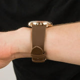 Buy Shop Emporio Armani Aviator Quartz Black Dial Brown Leather Strap Watch For Men - AR11337 USA Online