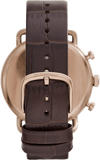 Buy Shop Emporio Armani Aviator Quartz Black Dial Brown Leather Strap Watch For Men - AR11337 USA Online
