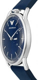 Buy Shop Emporio Armani Aviator Quartz Blue Dial Blue Leather Strap Watch For Men - AR11335 USA Online