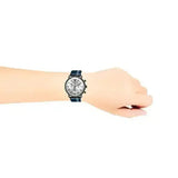 Buy Shop Emporio Armani Aviator Silver Dial Two Tone Leather Strap Watch for Men - AR11202 USA Online