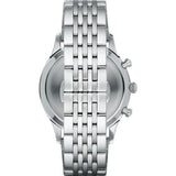 Buy Shop Emporio Armani Beta Chronograph Black Dial Steel Strap Watch For Men - AR1863 USA Online