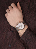 Buy Shop Emporio Armani Beta Chronograph Grey Dial Two Tone Steel Strap Watch For Men - AR1864 USA Online