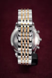 Buy Shop Emporio Armani Beta Chronograph Grey Dial Two Tone Steel Strap Watch For Men - AR1864 USA Online
