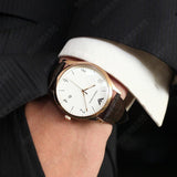 Buy Shop Emporio Armani Beta Chronograph White Dial Brown Leather Strap Watch For Men - AR1915 USA Online