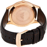 Buy Shop Emporio Armani Beta Chronograph White Dial Brown Leather Strap Watch For Men - AR1915 USA Online