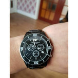 Buy Shop Emporio Armani Black Ceramic Chronograph Black Dial Watch For Men - AR1421 USA Online