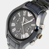 Buy Shop Emporio Armani Black Ceramic Dial Ceramic Strap Watch For Women - AR1401 USA Online