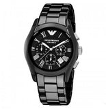 Buy Shop Emporio Armani Black Ceramic Dial Ceramic Strap Watch For Women - AR1401 USA Online