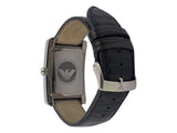 Buy Shop Emporio Armani Black Dial Black Leather Strap Watch For Men - AR0143 USA Online