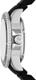 Buy Shop Emporio Armani Sea Explorer Automatic Black Dial Black Silicone Strap Watch For Men - AR60078 USA Online