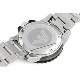 Buy Shop Emporio Armani Bracelet Collection Black Dial Silver Steel Strap Watch For Men - AR5970 USA Online