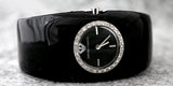 Buy Shop Emporio Armani Casual Analog Black Dial Black Leather Strap Watch For Women - AR0739 USA Online