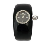 Buy Shop Emporio Armani Casual Analog Black Dial Black Leather Strap Watch For Women - AR0739 USA Online