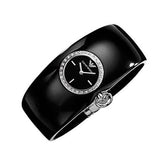 Buy Shop Emporio Armani Casual Analog Black Dial Black Leather Strap Watch For Women - AR0739 USA Online