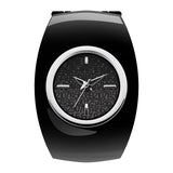 Buy Shop Emporio Armani Casual Analog Black Dial Black Leather Strap Watch For Women - AR0739 USA Online