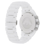 Buy Shop Emporio Armani Ceramic Chronograph White Dial White Ceramic Strap Watch For Men - AR1424 USA Online