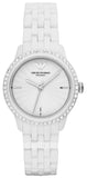 Buy Shop Emporio Armani Ceramic White Dial White Ceramic Bracelet Watch For Women - AR1477 USA Online
