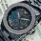 Buy Shop Emporio Armani Ceramica Black Dial Black Ceramic Strap Watch For Men - AR1455 USA Online