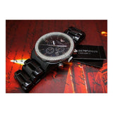 Buy Shop Emporio Armani Ceramica Black Dial Black Ceramic Strap Watch For Men - AR1455 USA Online