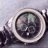 Buy Shop Emporio Armani Ceramica Black Dial Black Ceramic Strap Watch For Men - AR1455 USA Online