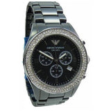 Buy Shop Emporio Armani Ceramica Black Dial Black Ceramic Strap Watch For Men - AR1455 USA Online