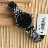 Buy Shop Emporio Armani Ceramica Black Dial Black Ceramic Strap Watch For Women - AR1487 USA Online