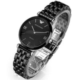 Buy Shop Emporio Armani Ceramica Black Dial Black Ceramic Strap Watch For Women - AR1487 USA Online