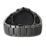 Buy Shop Emporio Armani Ceramica Chronograph Black Dial Black Steel Strap Watch For Men - AR1451 USA Online