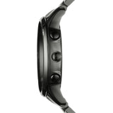 Buy Shop Emporio Armani Ceramica Chronograph Black Dial Black Steel Strap Watch For Men - AR1451 USA Online